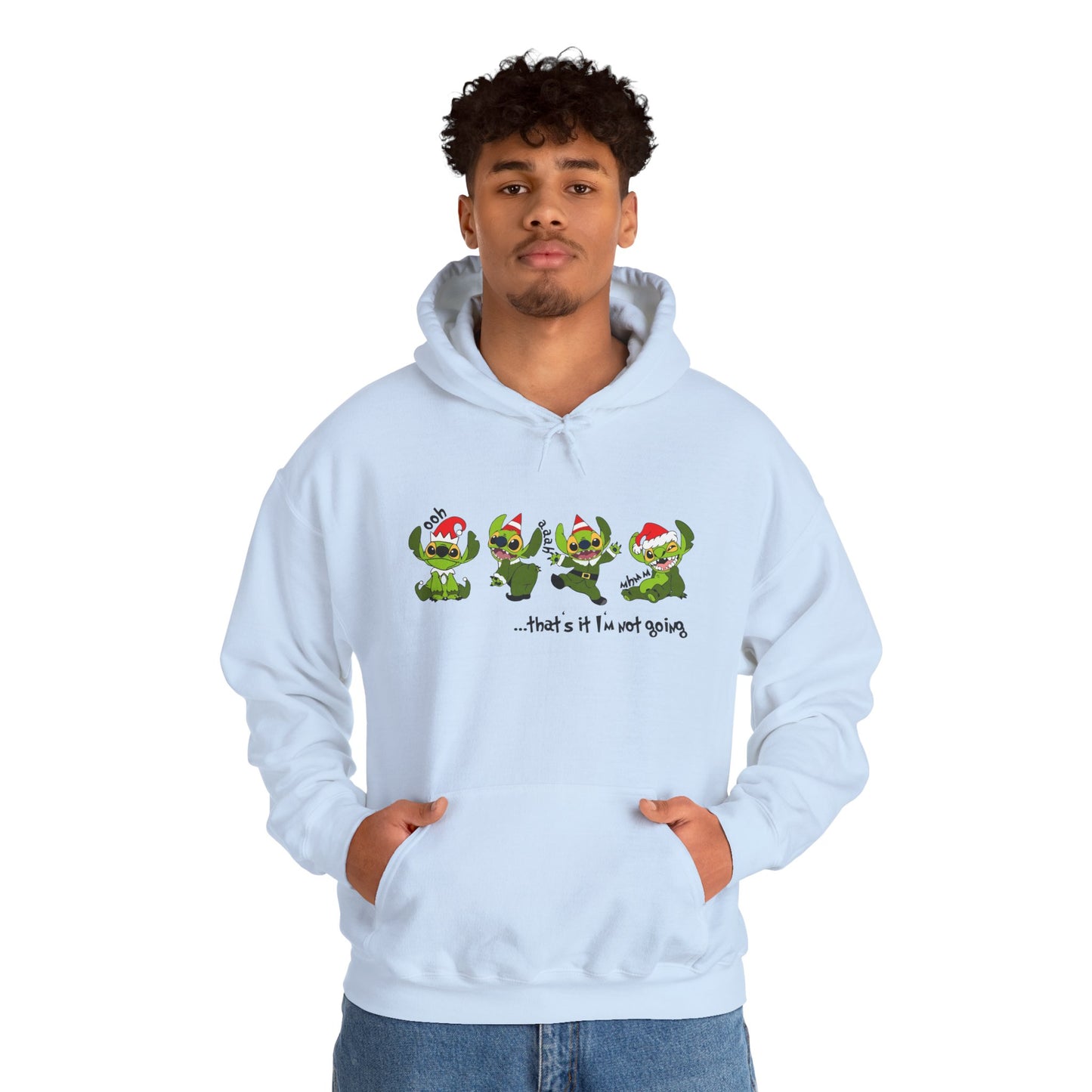 That’s It I’m Not Going Christmas Hoodie II – Funny Unisex Heavy Blend Holiday Sweatshirt