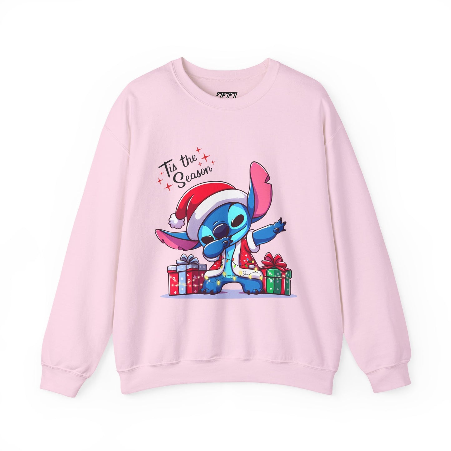 Tis the Season Blue Alien Christmas Unisex Heavy Blend Crewneck Sweatshirt – Cute Holiday Sweater