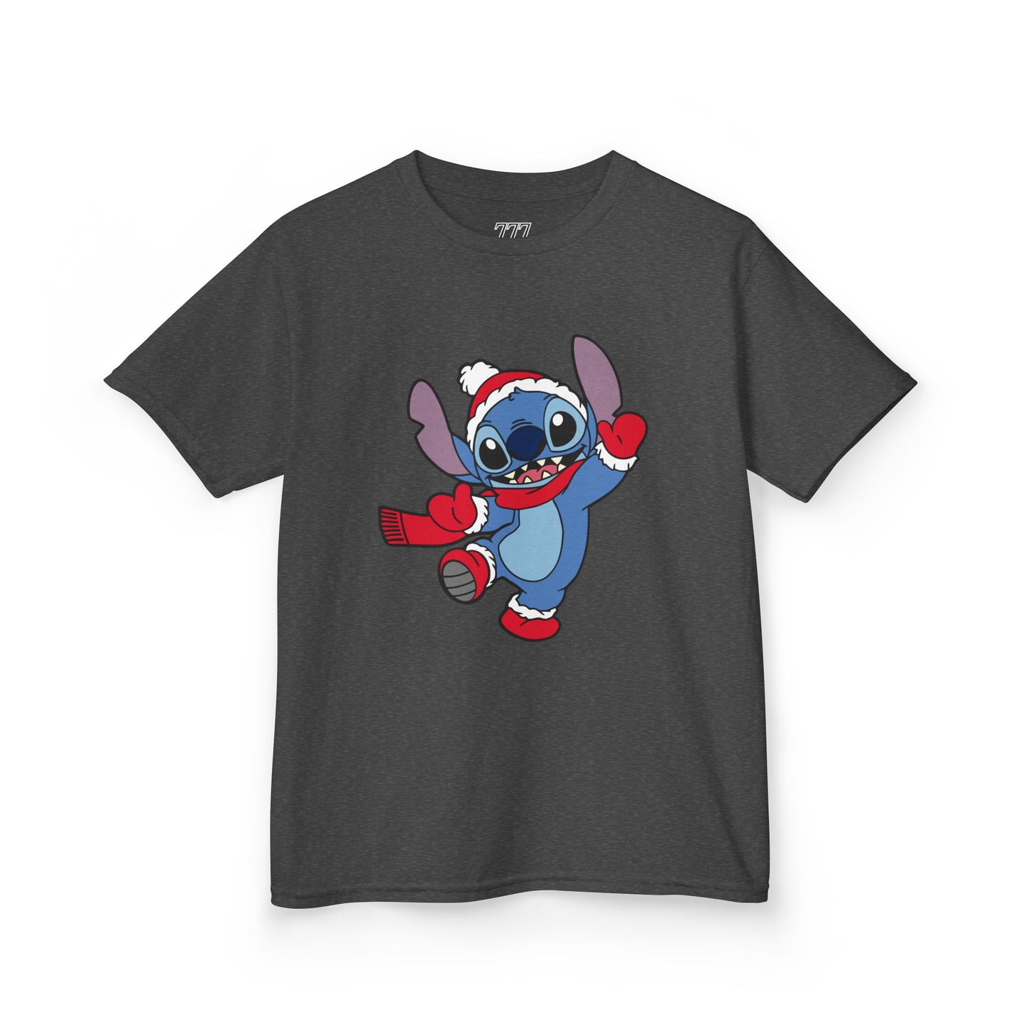 Festive Alien Kids Christmas T-Shirt – Cute Blue Alien Holiday Tee for Kids