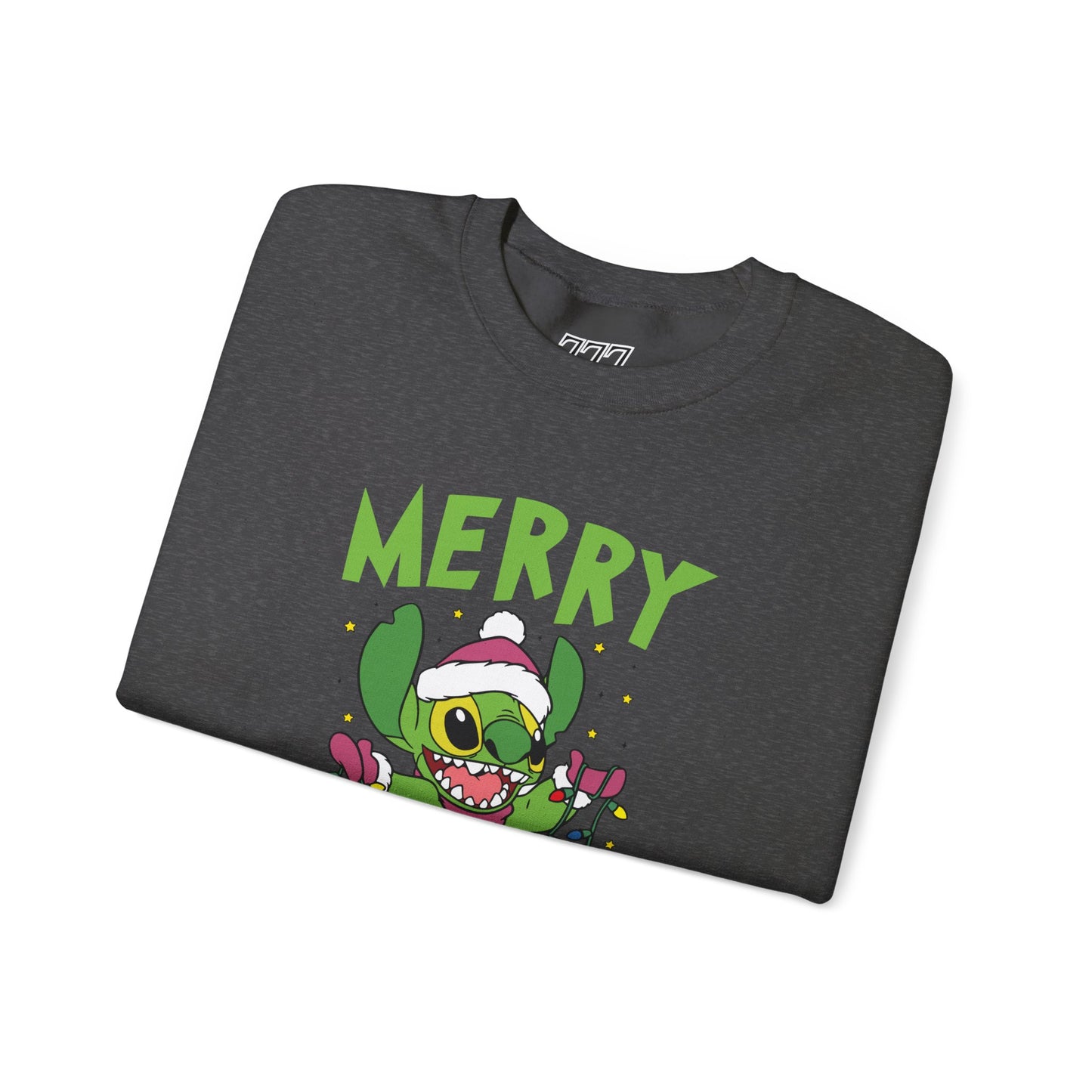 Stinch Merry Christmas Sweatshirt – Funny Holiday Alien Unisex Heavy Blend Crewneck