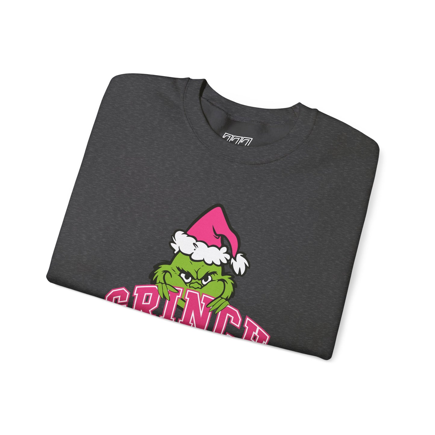 Grinch Era Christmas Crewneck – Cozy Pink Santa Grinch Sweatshirt (Unisex)