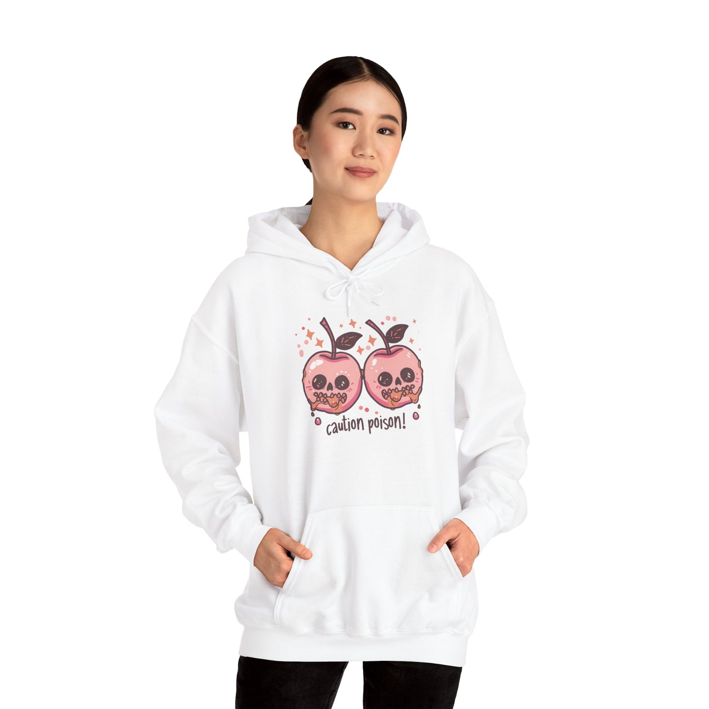 Caution Poison Women's Heavy Blend Hoodie