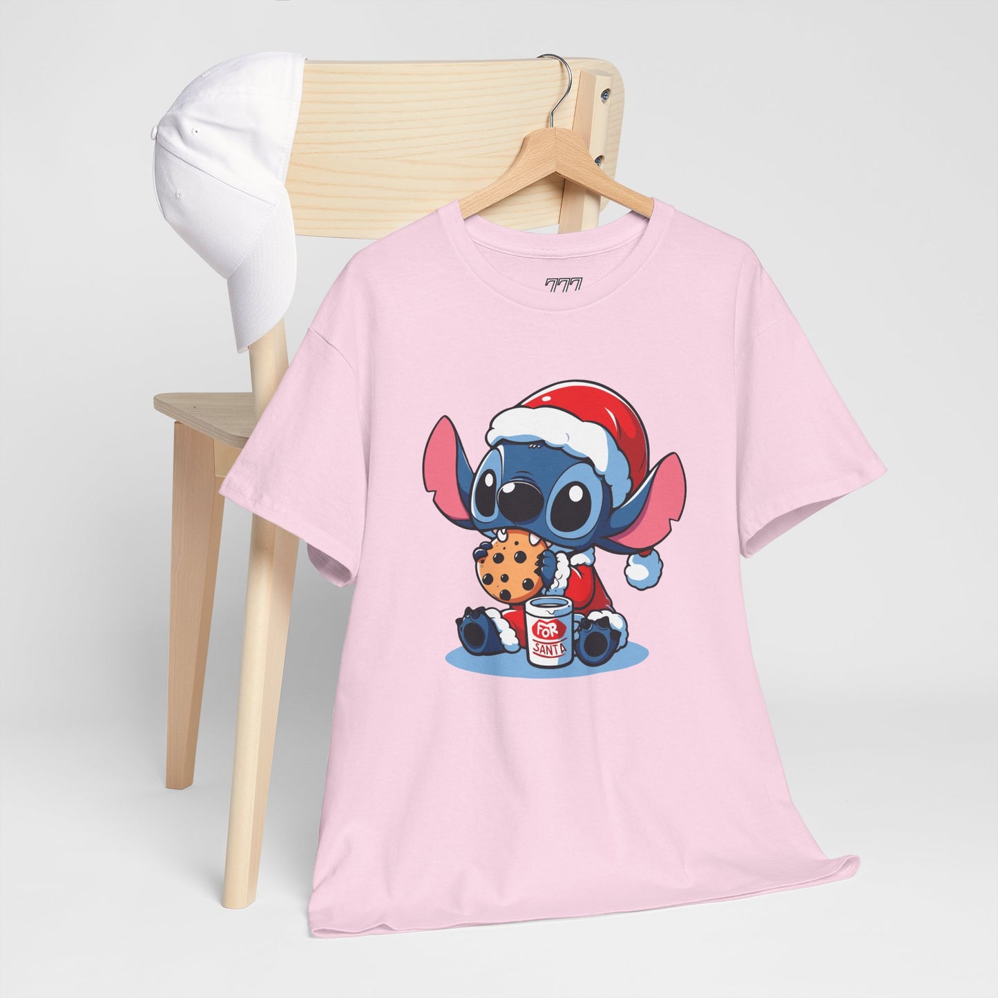 Saint Stitch Christmas T-Shirt – Cute Holiday Alien Unisex Heavy Cotton Tee