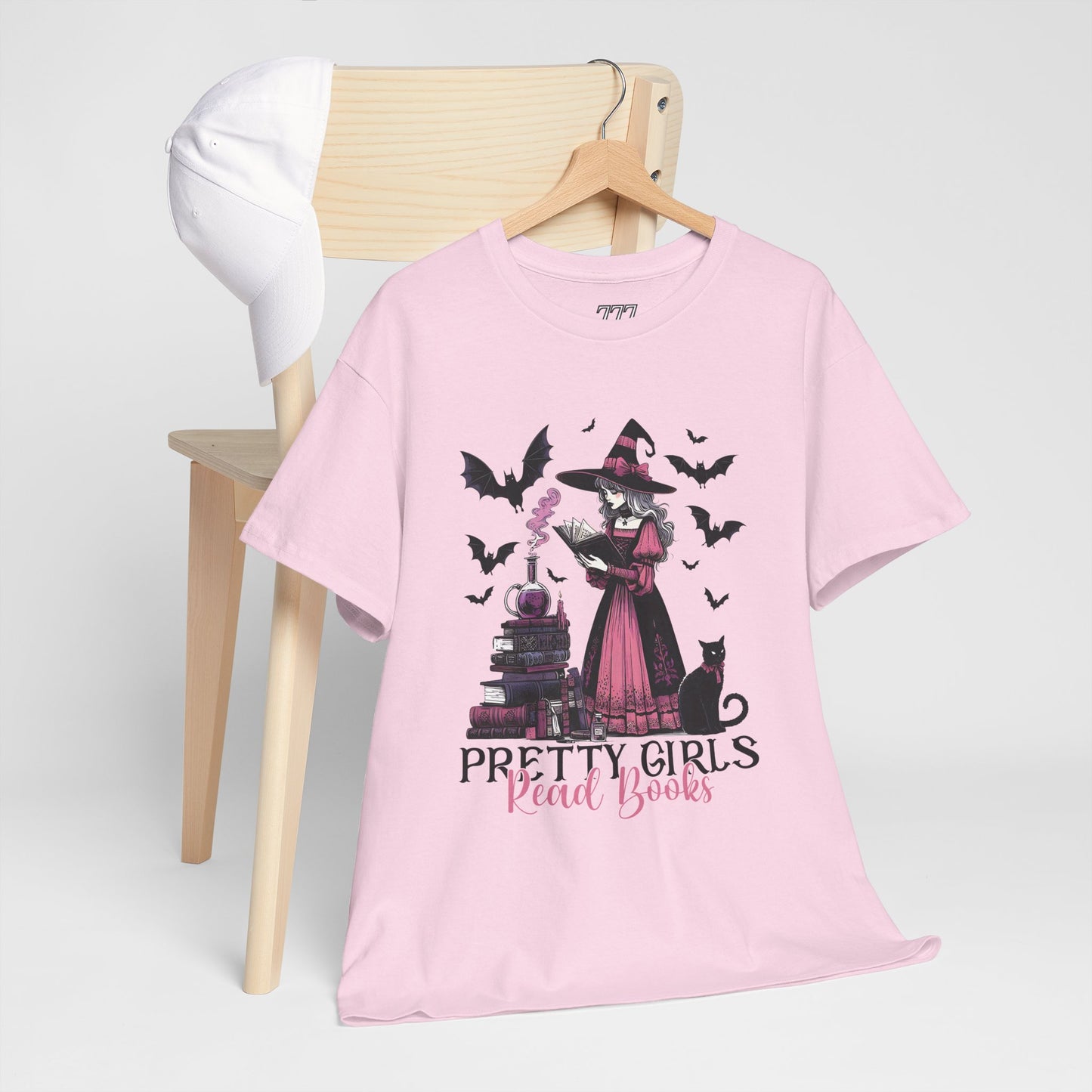 Pretty Girls Read Books Women's Heavy Cotton T-Shirt