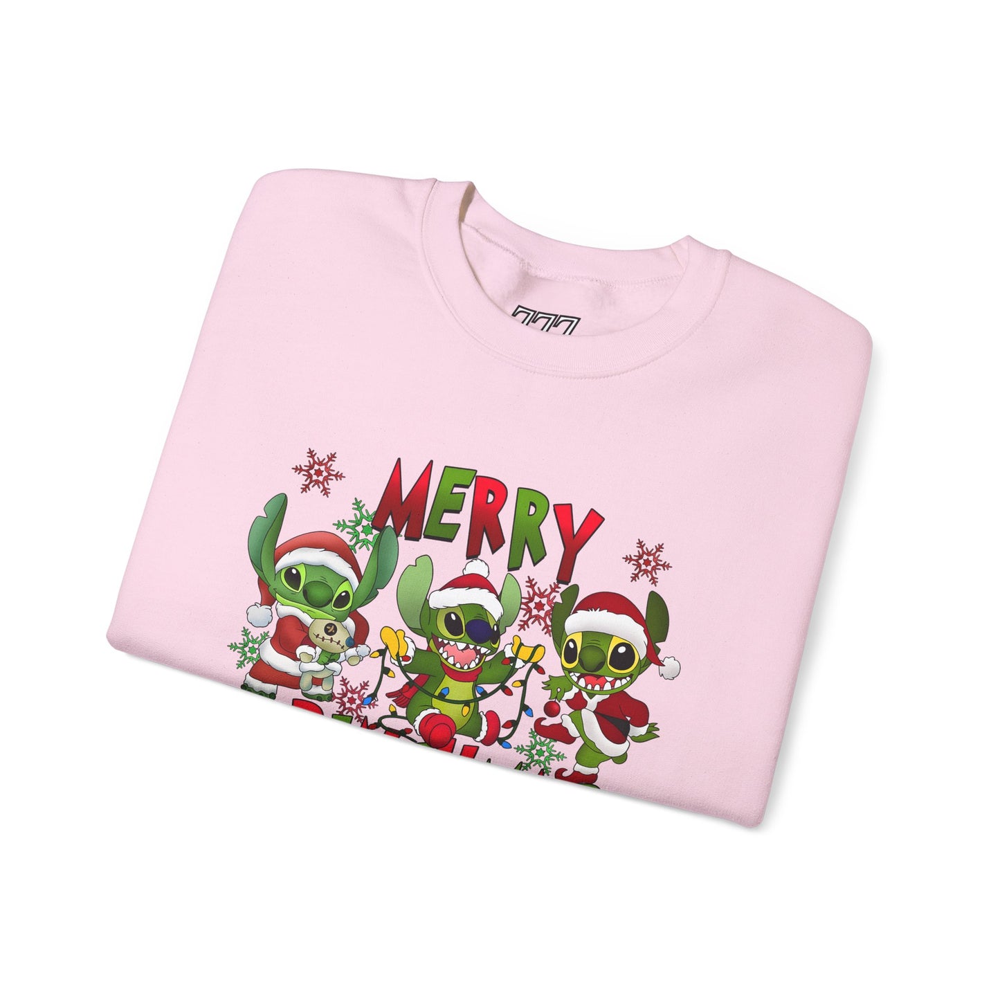Merry Grinchmas Sweatshirt – Funny Christmas Unisex Heavy Blend Holiday Crewneck