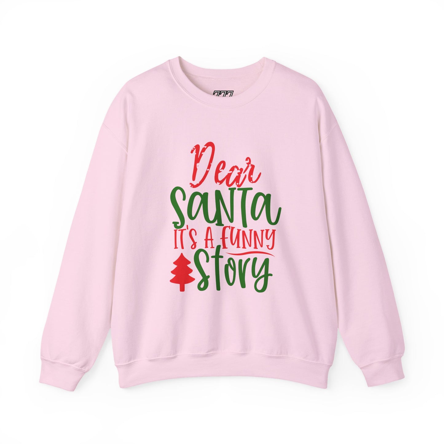 Dear Santa It’s a Long Story Christmas Crewneck – Funny Holiday Sweatshirt (Unisex)