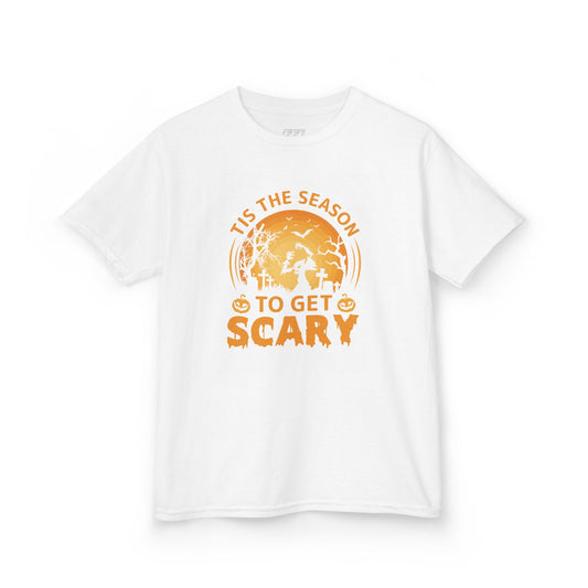 Tis The Season To Get Scary Kids Heavy Cotton T-Shirt