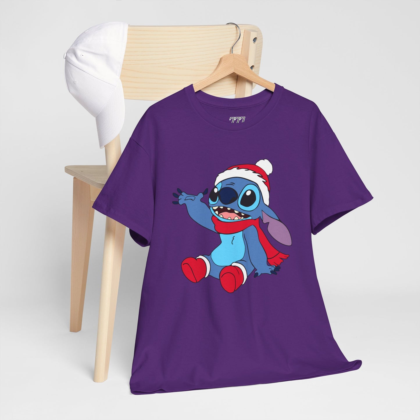 Jolly Alien Christmas T-Shirt – Cute Blue Alien Holiday Graphic Tee (Unisex)