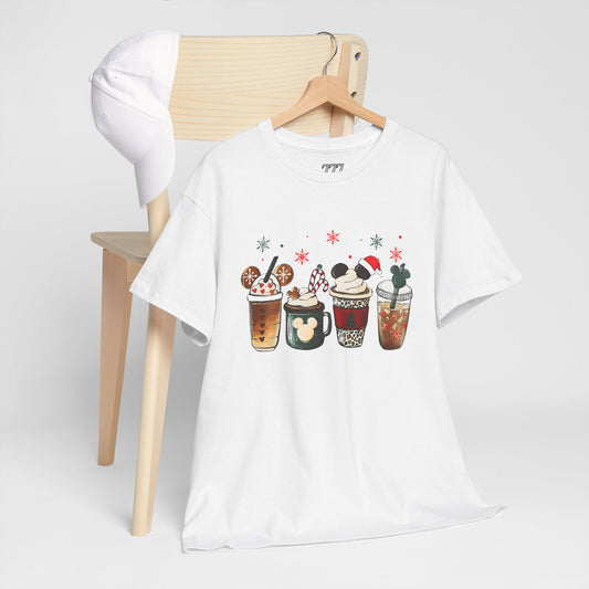 Christmas Coffee Lovers T-Shirt – Cute Holiday Drink Art Tee (Unisex)