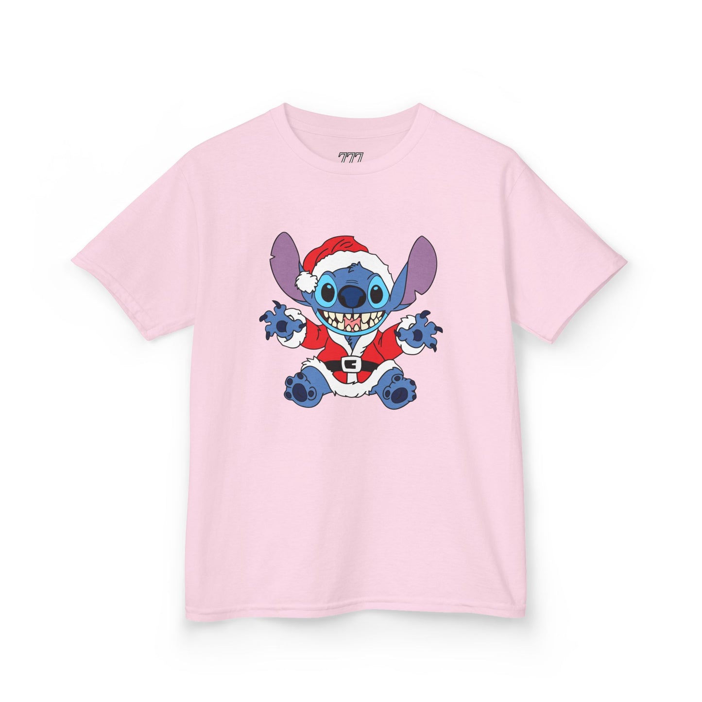 Alien Santa Kids Christmas T-Shirt – Cute Blue Alien Holiday Tee