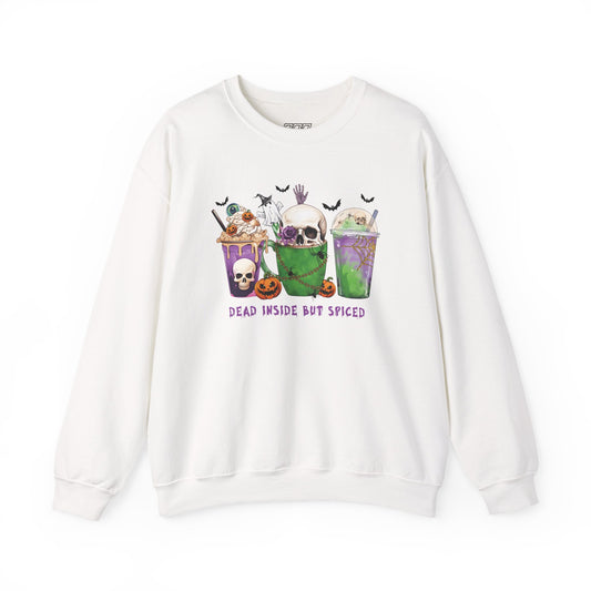 Dead Inside But Spiced II Unisex Heavy Blend Crewneck Sweatshirt