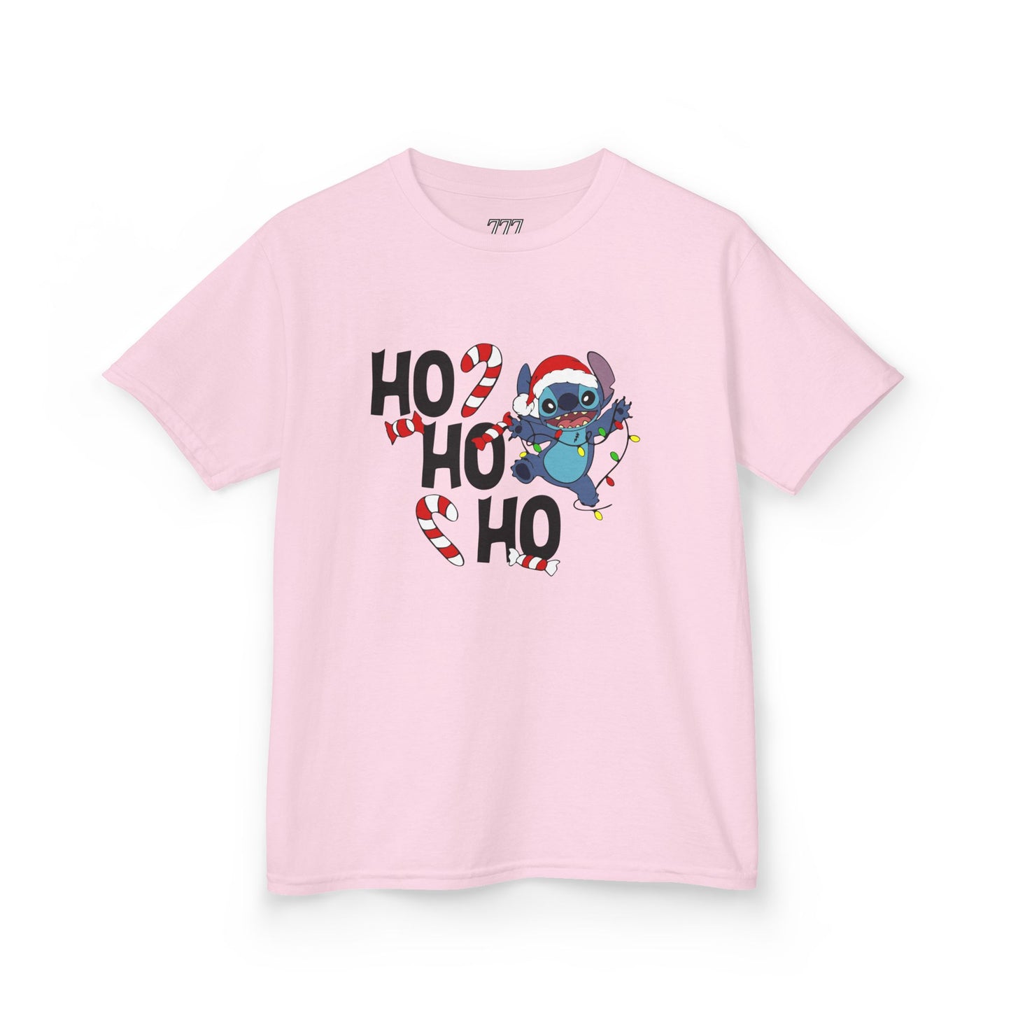 Ho Ho Ho Christmas Alien Kids T-Shirt – Festive Heavy Cotton Holiday Tee