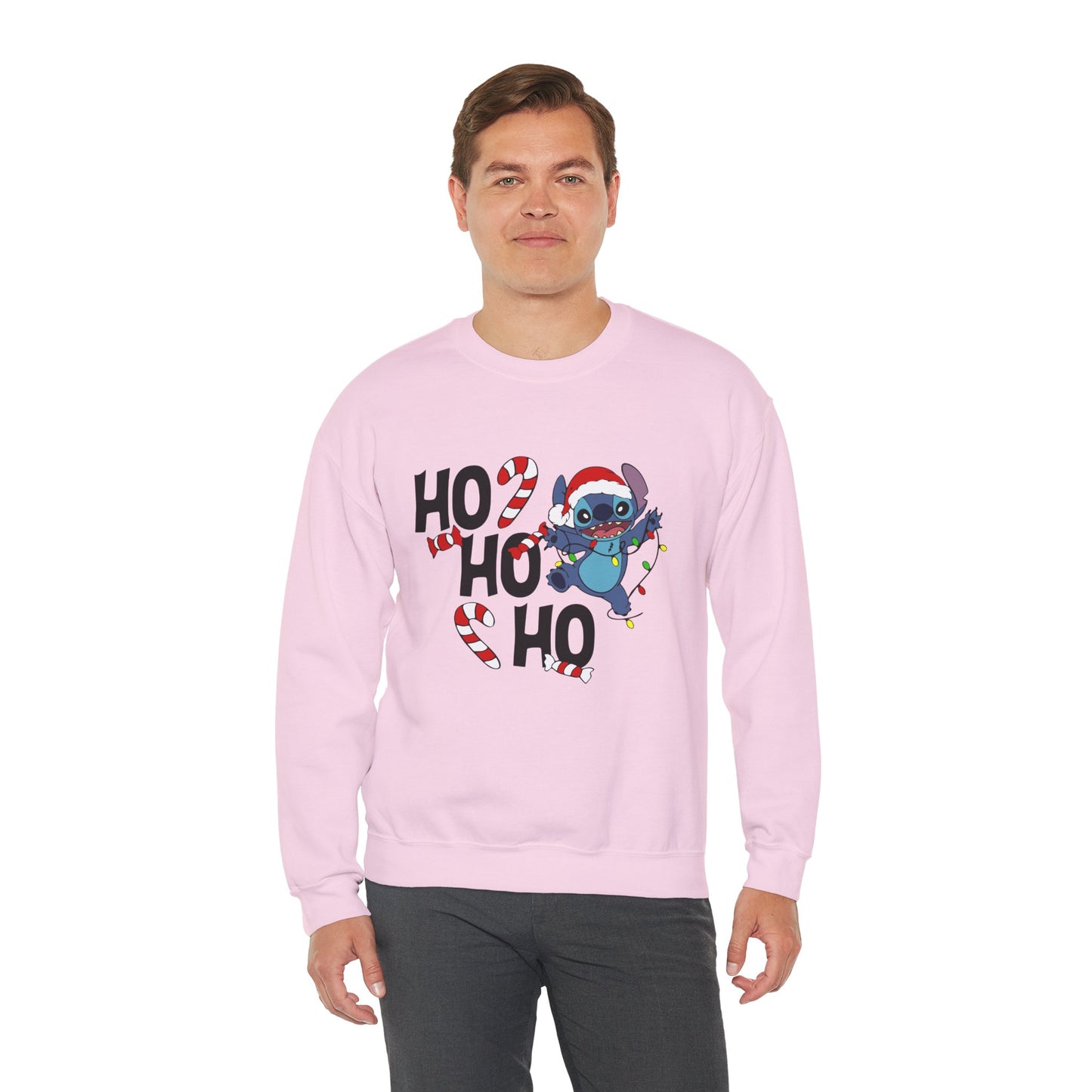Ho Ho Ho Christmas Alien Sweatshirt – Unisex Heavy Blend Holiday Crewneck