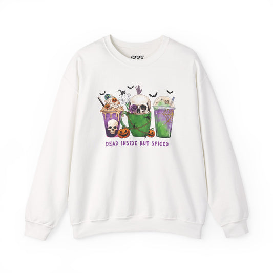 Dead Inside But Spiced II Unisex Heavy Blend Crewneck Sweatshirt