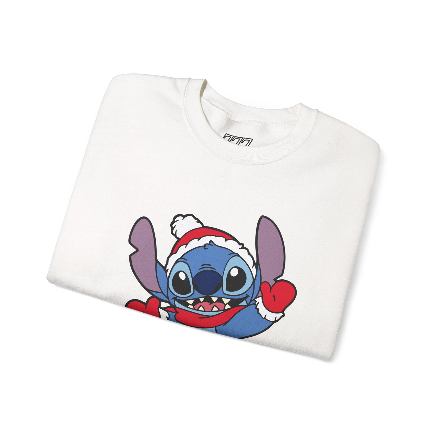 Festive Alien Christmas Crewneck – Cute Blue Alien Holiday Sweatshirt (Unisex)