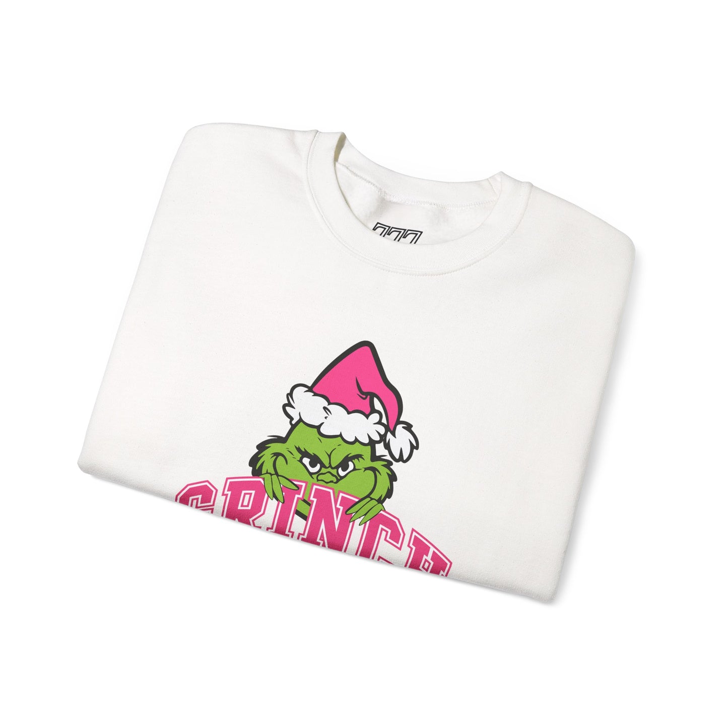 Grinch Era Christmas Crewneck – Cozy Pink Santa Grinch Sweatshirt (Unisex)