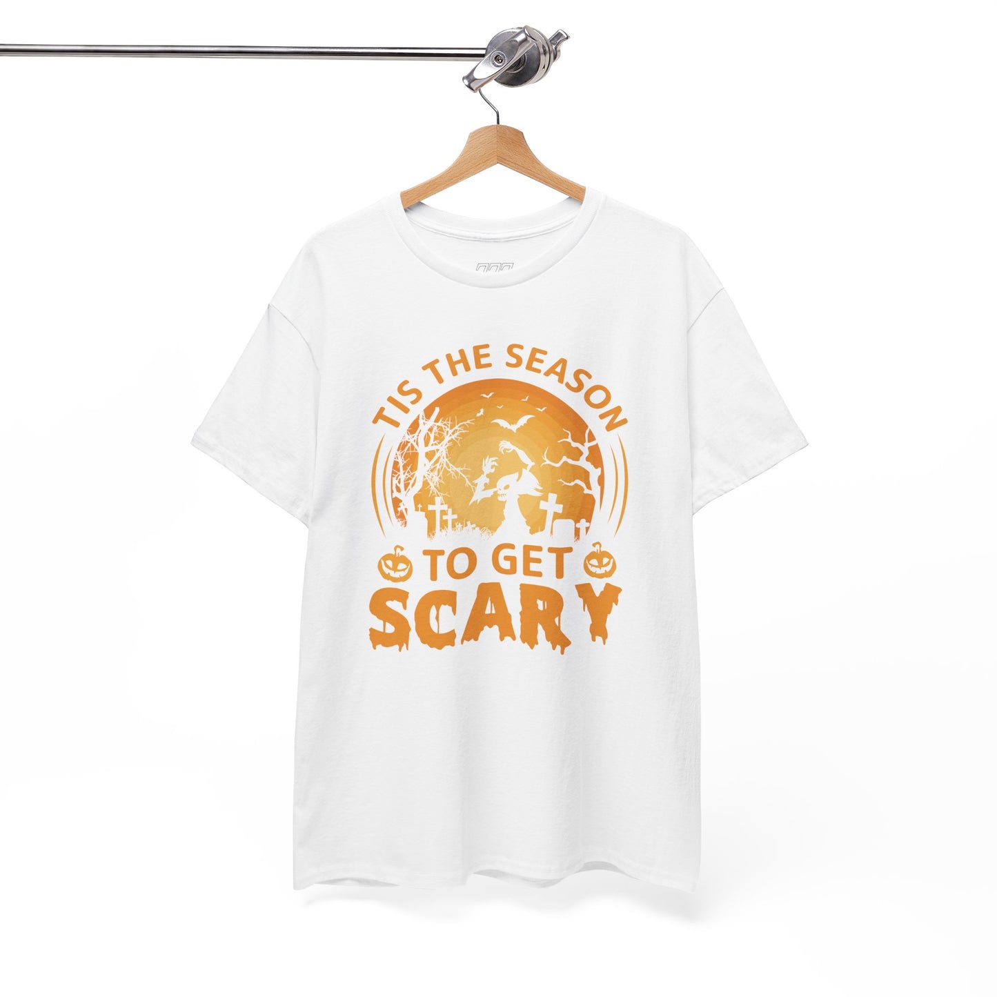 Tis The Season To Get Scary Unisex Heavy Cotton T-Shirt