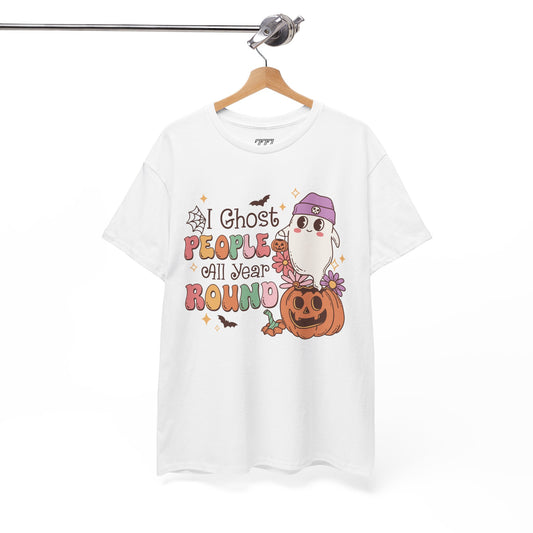 I Ghost People All Year Round Women's Heavy Cotton T-Shirt