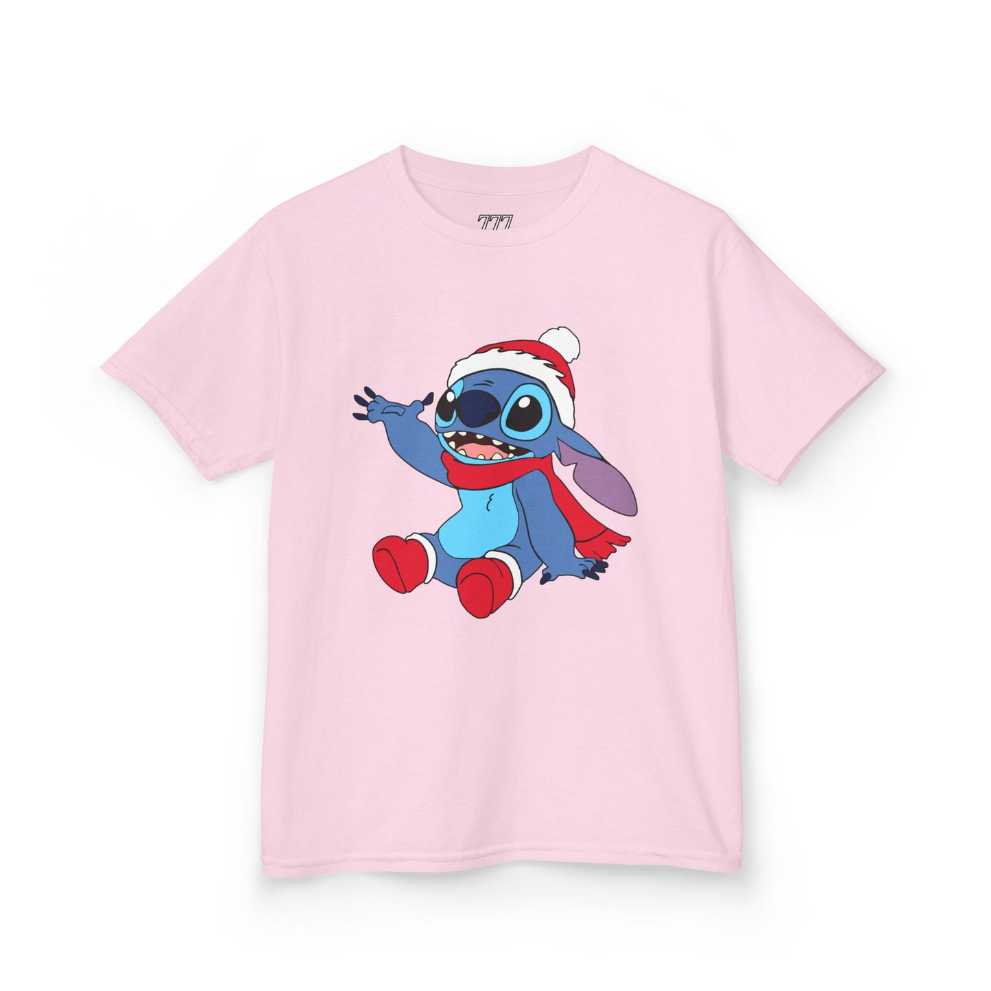 Jolly Alien Kids Christmas T-Shirt – Cute Blue Alien Holiday Tee for Kids