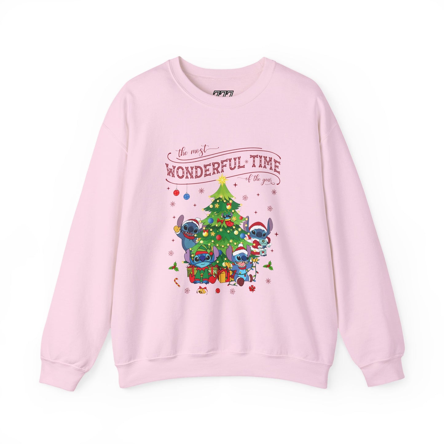 The Most Wonderful Time of the Year Christmas Sweatshirt – Cute Holiday Characters Festive Unisex Heavy Blend Crewneck