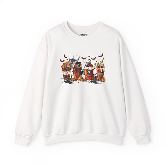 Slasher Coffee Unisex Heavy Blend Crewneck Sweatshirt