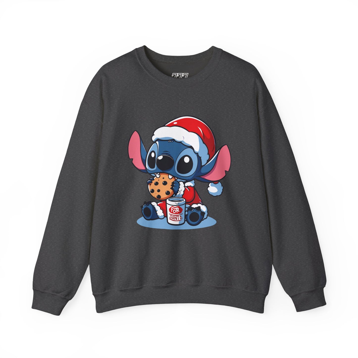 Saint Stitch Christmas Sweatshirt – Cute Holiday Alien Unisex Heavy Blend Crewneck