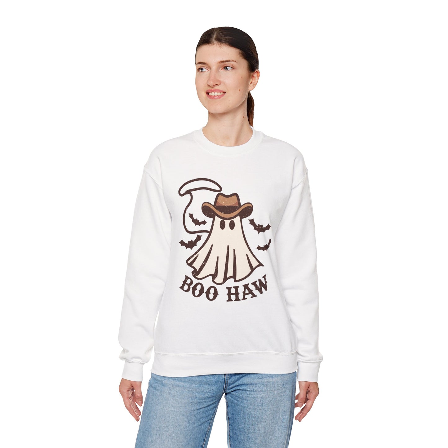 Boo Haw Unisex Heavy Blend Crewneck Sweatshirt