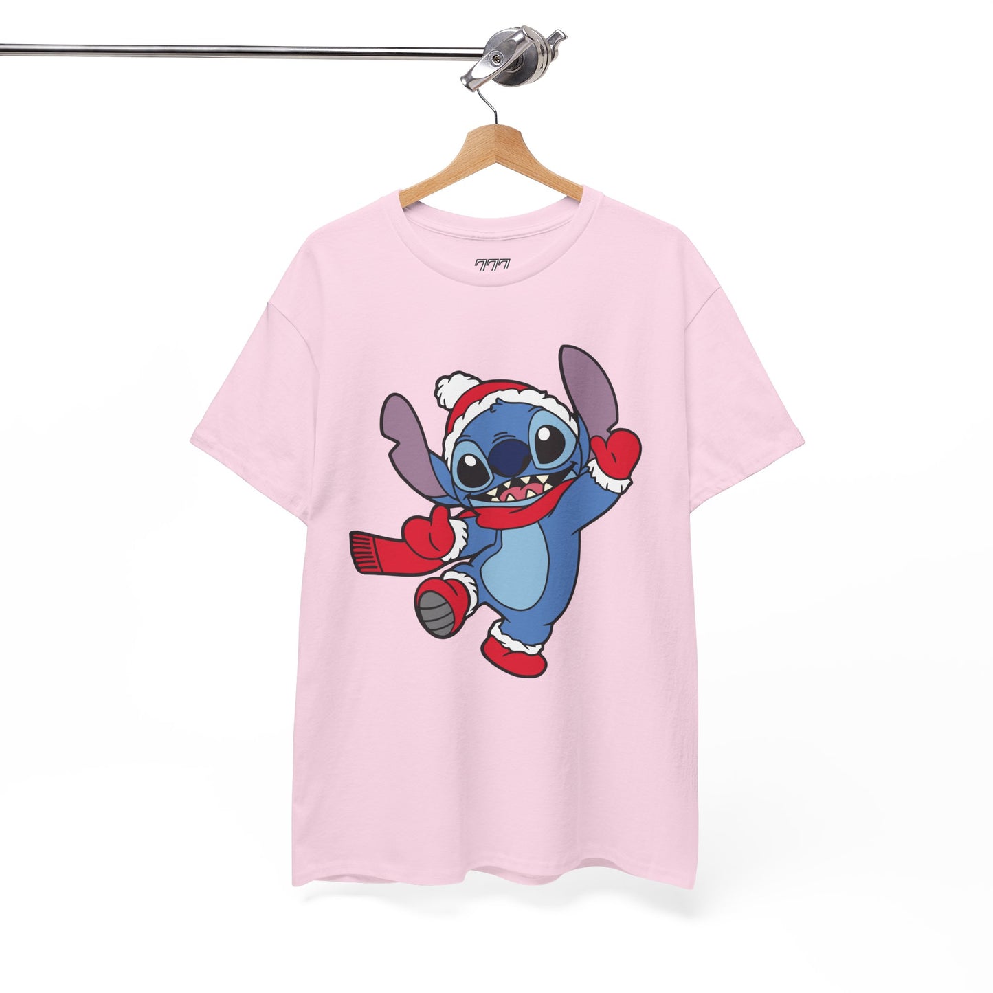 Festive Alien Christmas T-Shirt – Cute Blue Alien Holiday Graphic Tee (Unisex)