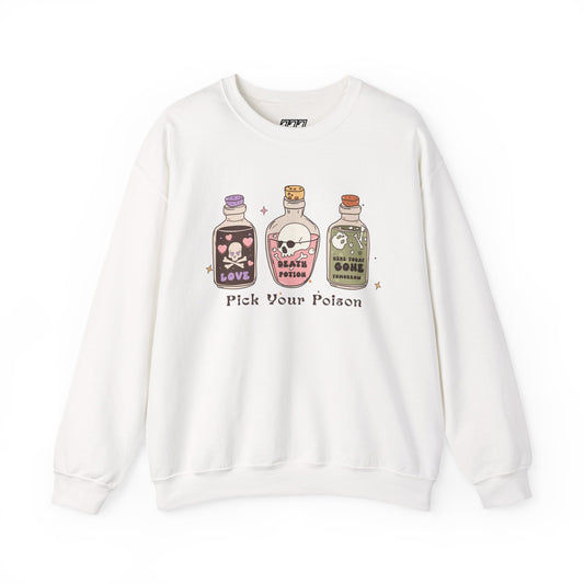 Pick Your Poison Women’s Heavy Blend Crewneck Sweatshirt