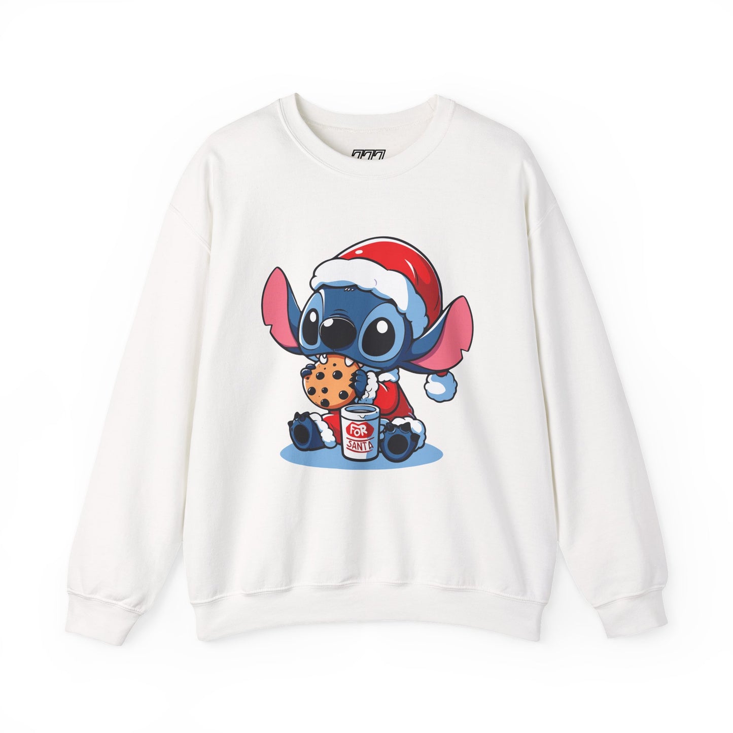 Saint Stitch Christmas Sweatshirt – Cute Holiday Alien Unisex Heavy Blend Crewneck