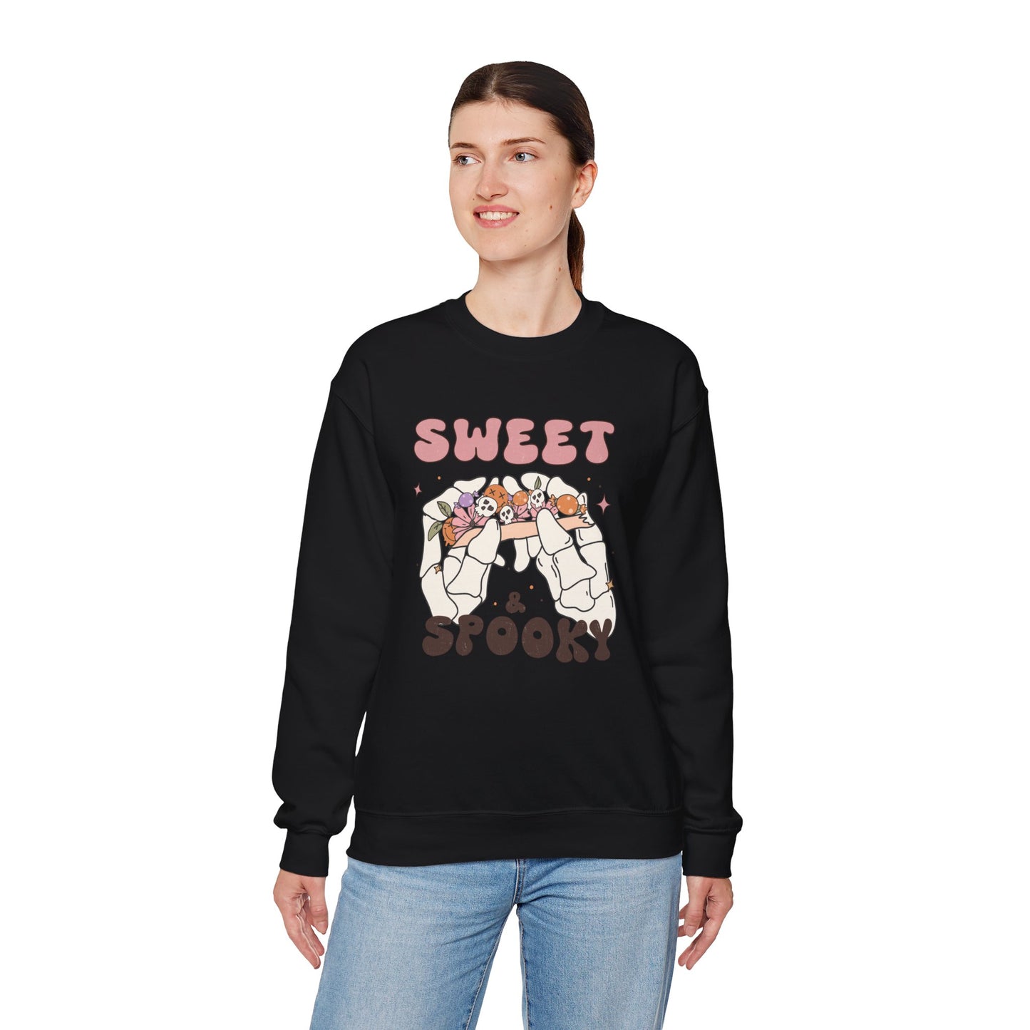Sweet & Spooky II Women's Heavy Blend Crewneck Sweatshirt