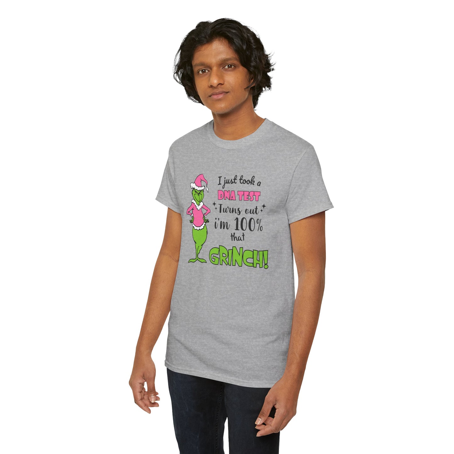 I Just Took A DNA Test Turns Out I'm 100% That Grinch Unisex Heavy Cotton T-Shirt