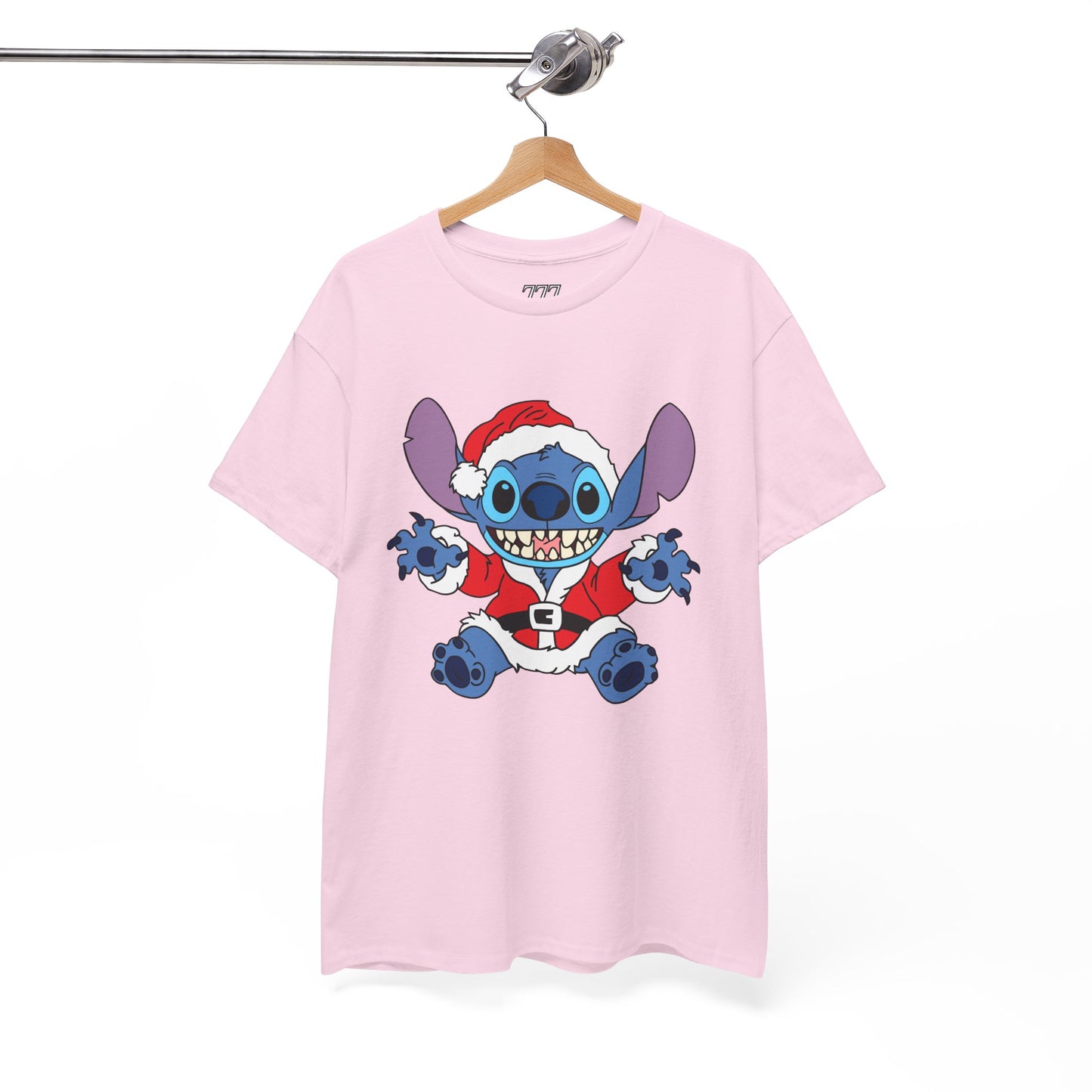 Alien Santa Christmas T-Shirt – Cute Blue Alien Holiday Graphic Tee (Unisex)