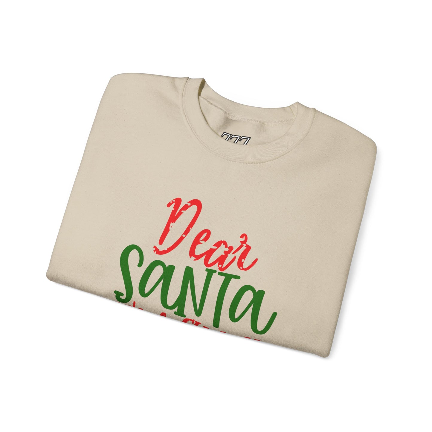 Dear Santa It’s a Long Story Christmas Crewneck – Funny Holiday Sweatshirt (Unisex)