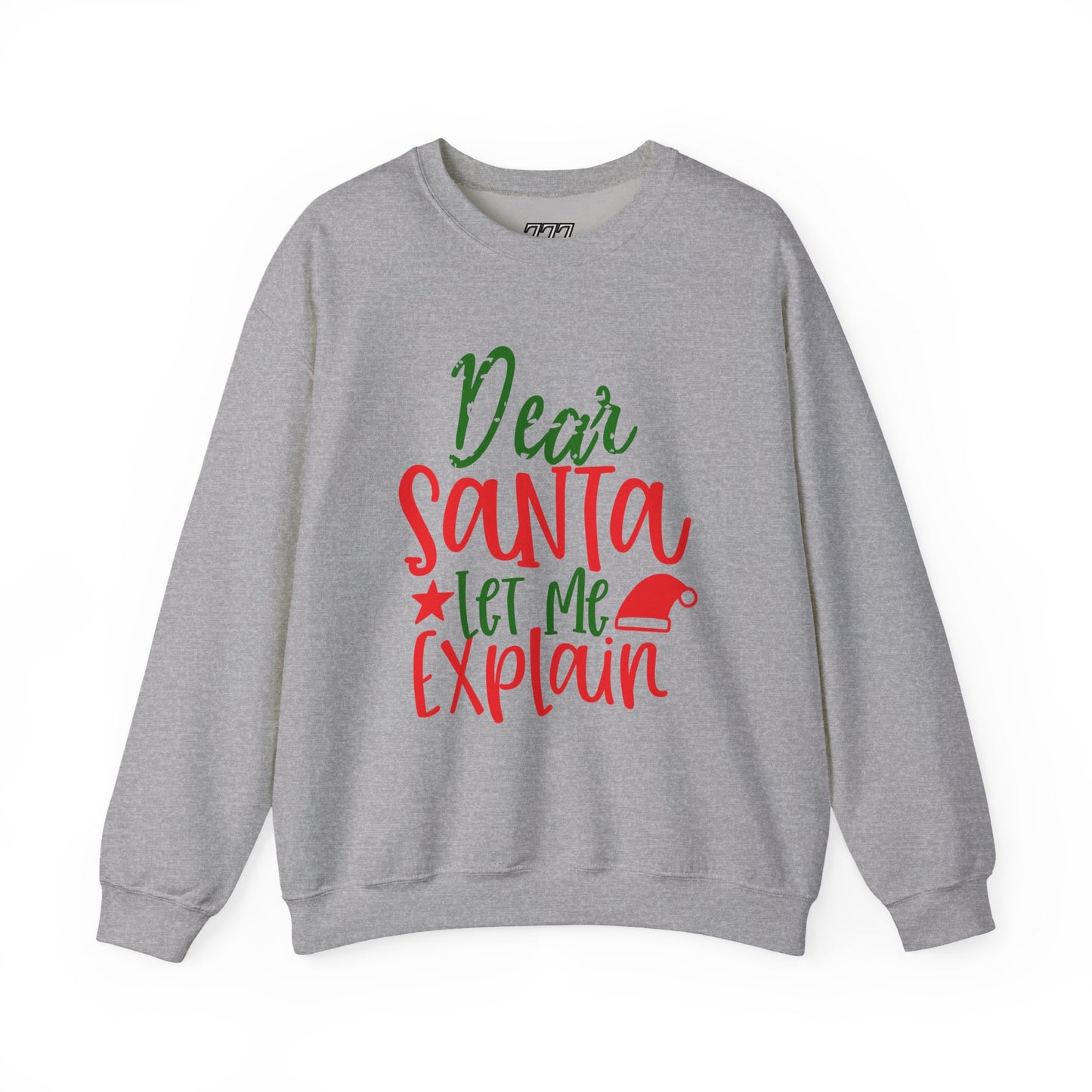 Dear Santa Let Me Explain Sweatshirt – Funny Christmas Unisex Heavy Blend Crewneck