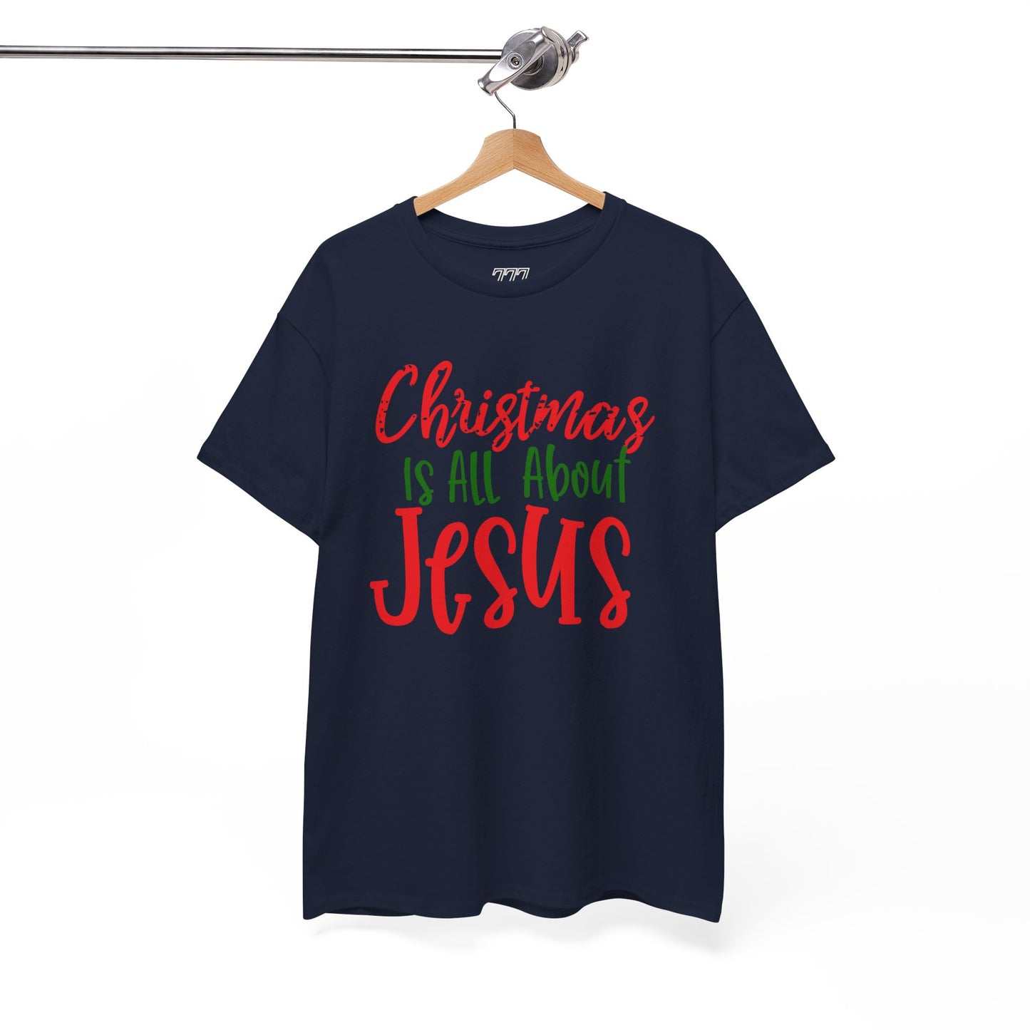 Christmas Is All About Jesus T-Shirt – Christian Holiday Unisex Heavy Cotton Tee