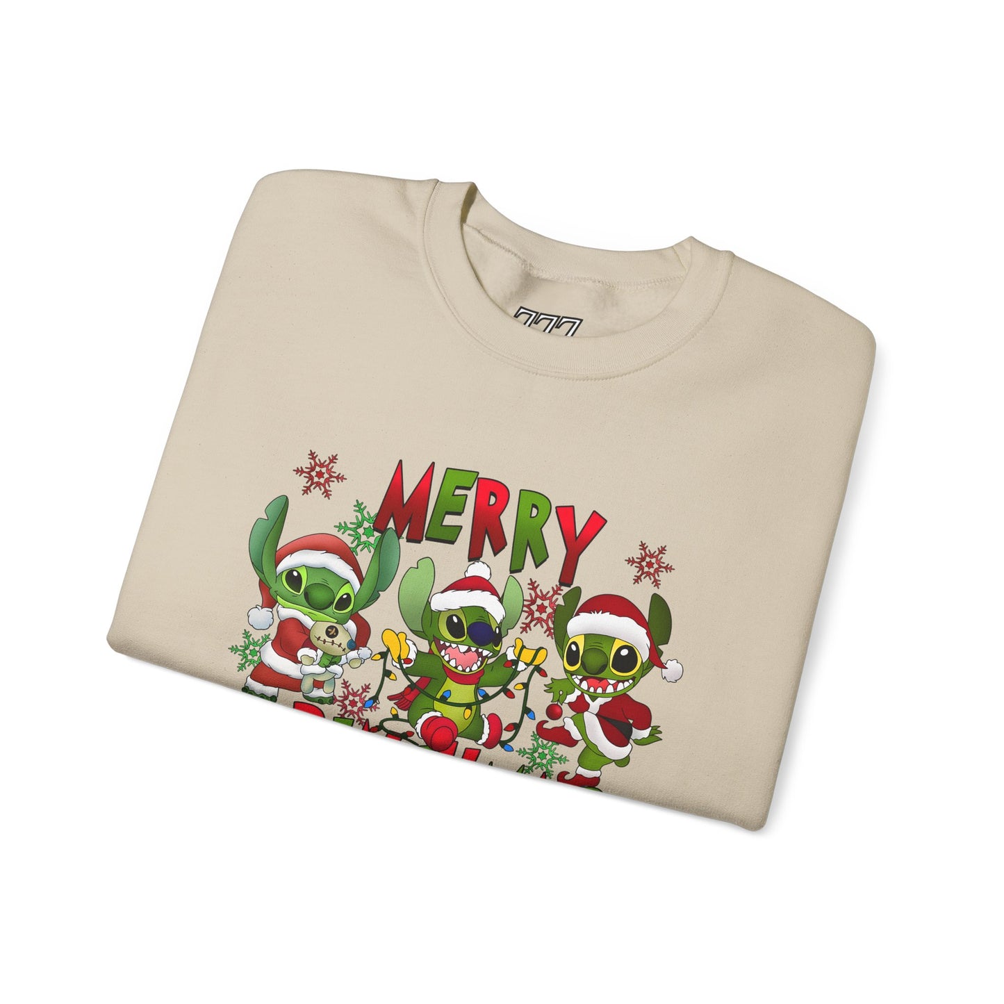 Merry Grinchmas Sweatshirt – Funny Christmas Unisex Heavy Blend Holiday Crewneck