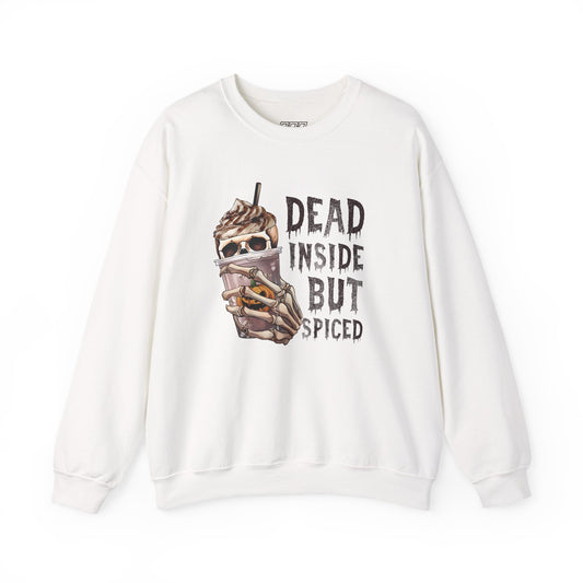 Dead Inside But Spiced Unisex Heavy Blend Crewneck Sweatshirt