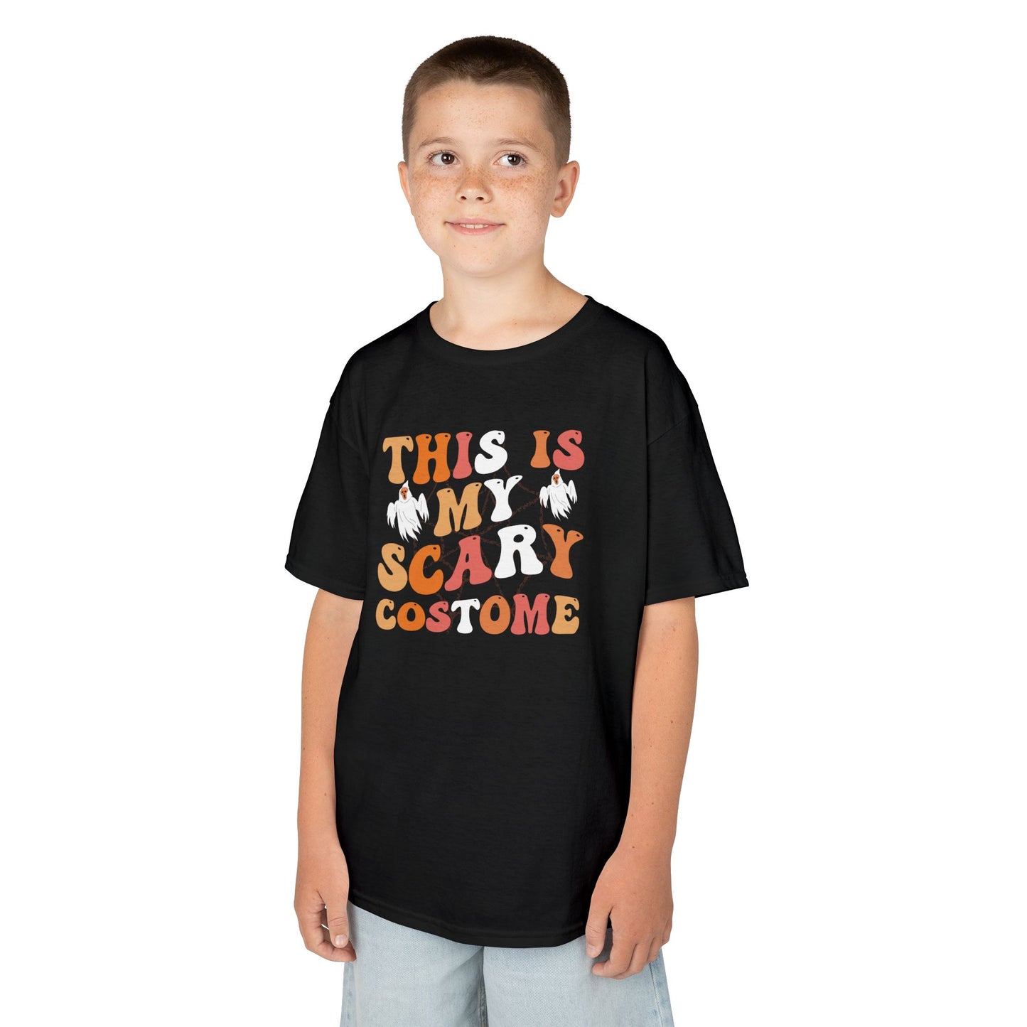 This Is My Scary Costume II Kids Heavy Cotton T-Shirt