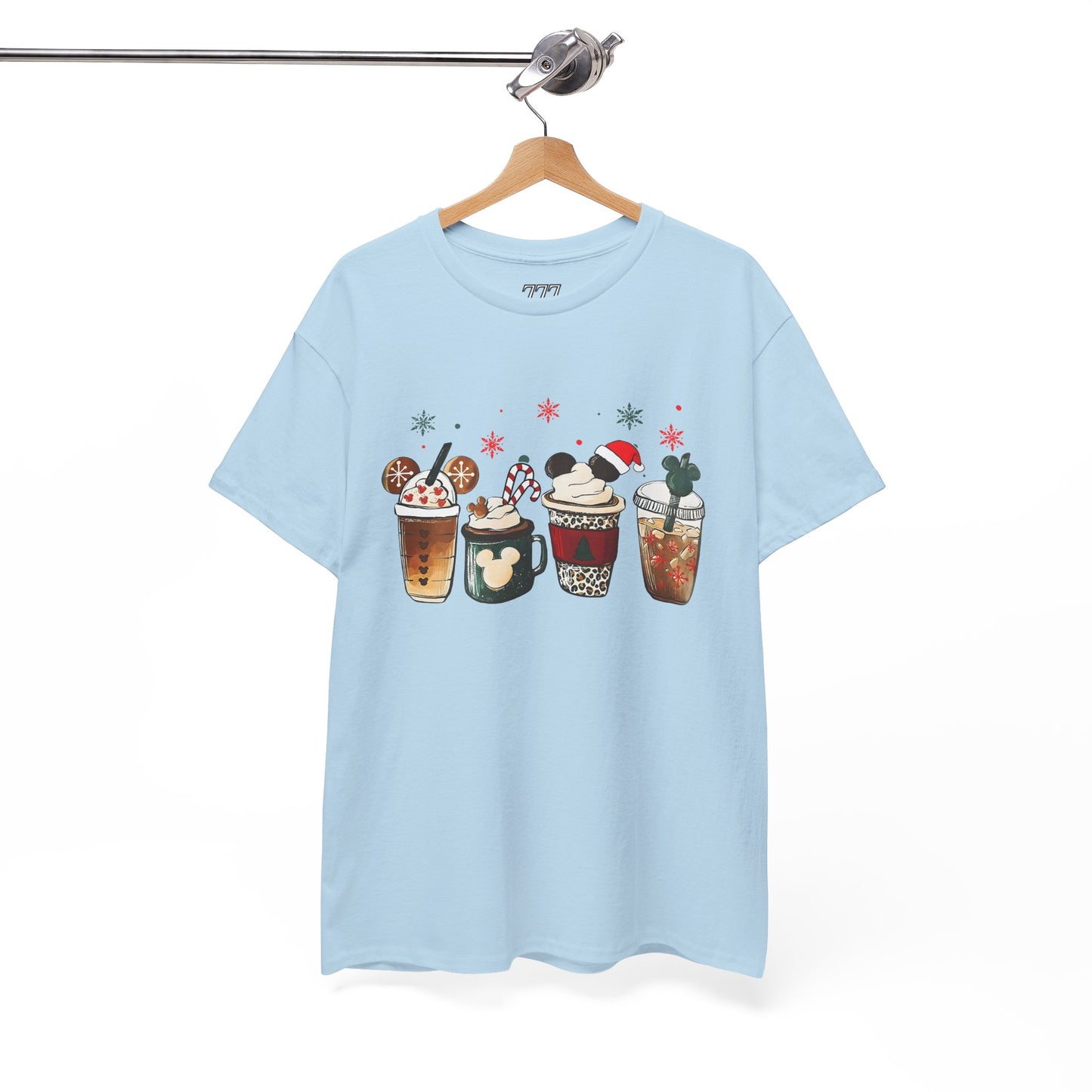 Christmas Coffee Lovers T-Shirt – Cute Holiday Drink Art Tee (Unisex)