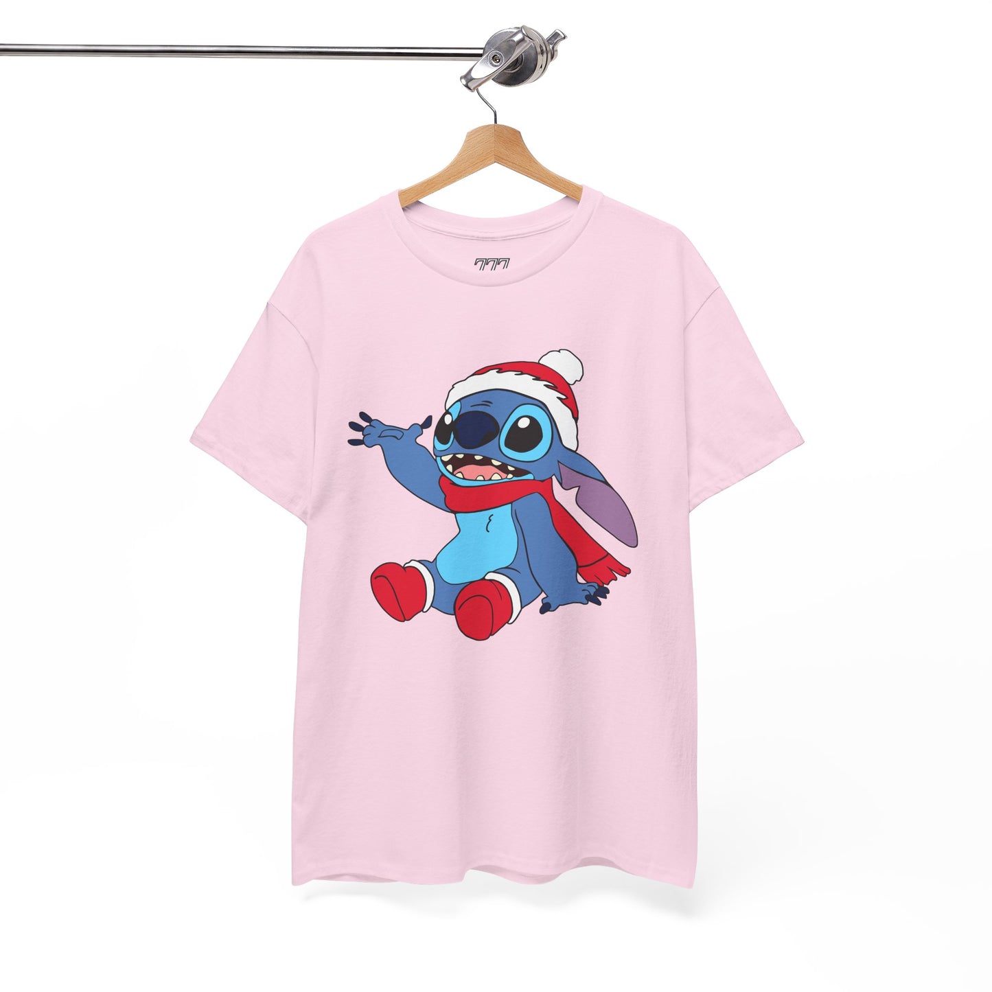 Jolly Alien Christmas T-Shirt – Cute Blue Alien Holiday Graphic Tee (Unisex)