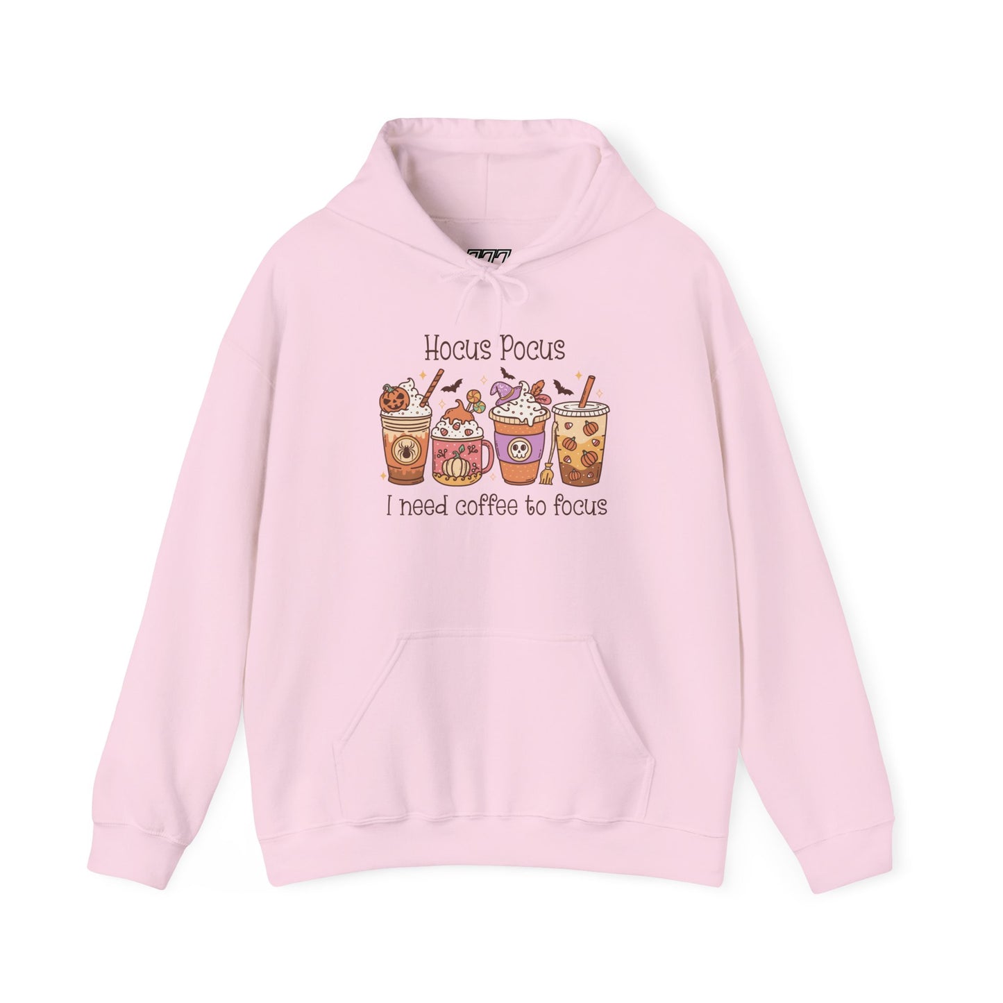 Hocus Pocus I Need Coffee To Focus Unisex Heavy Blend Hoodie