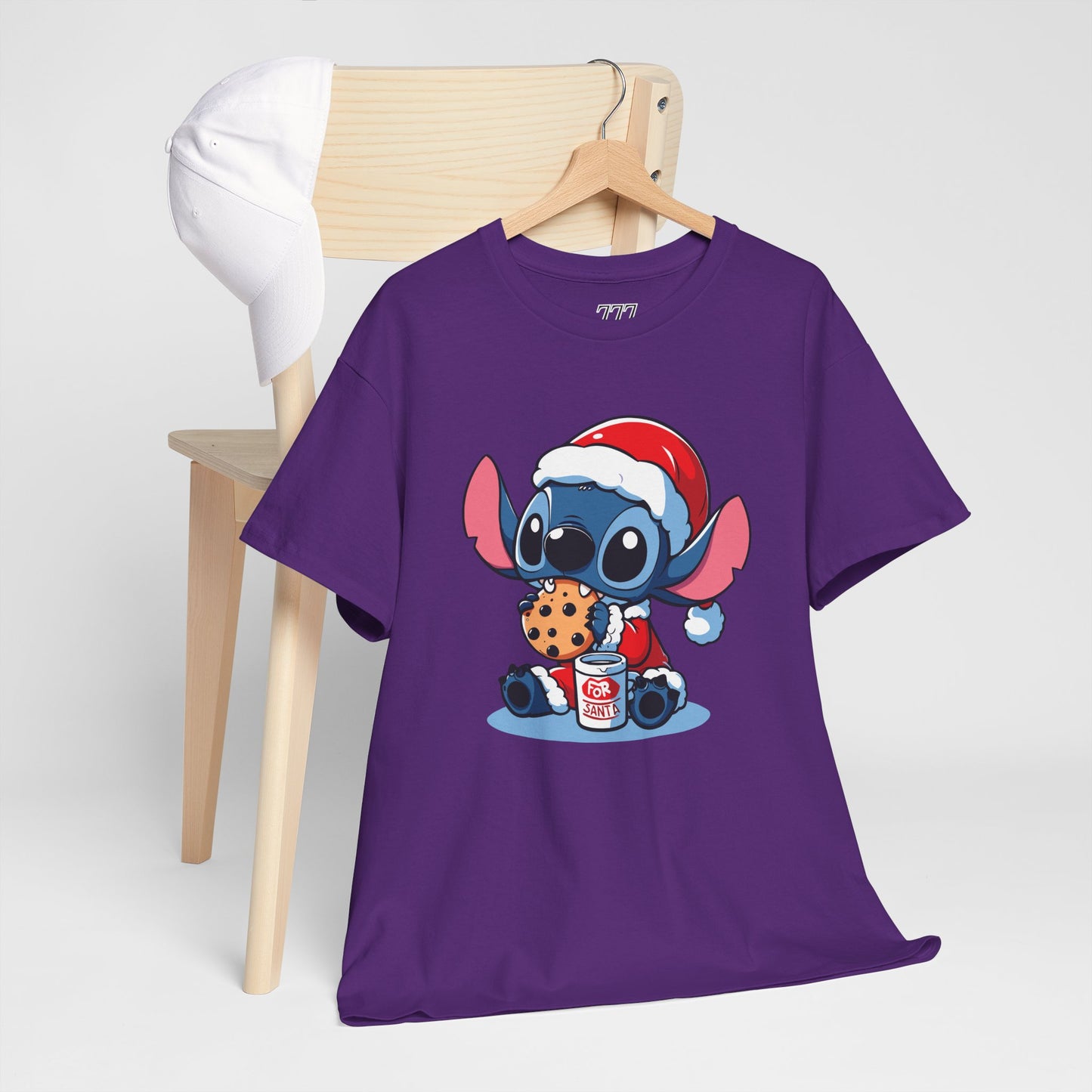 Saint Stitch Christmas T-Shirt – Cute Holiday Alien Unisex Heavy Cotton Tee