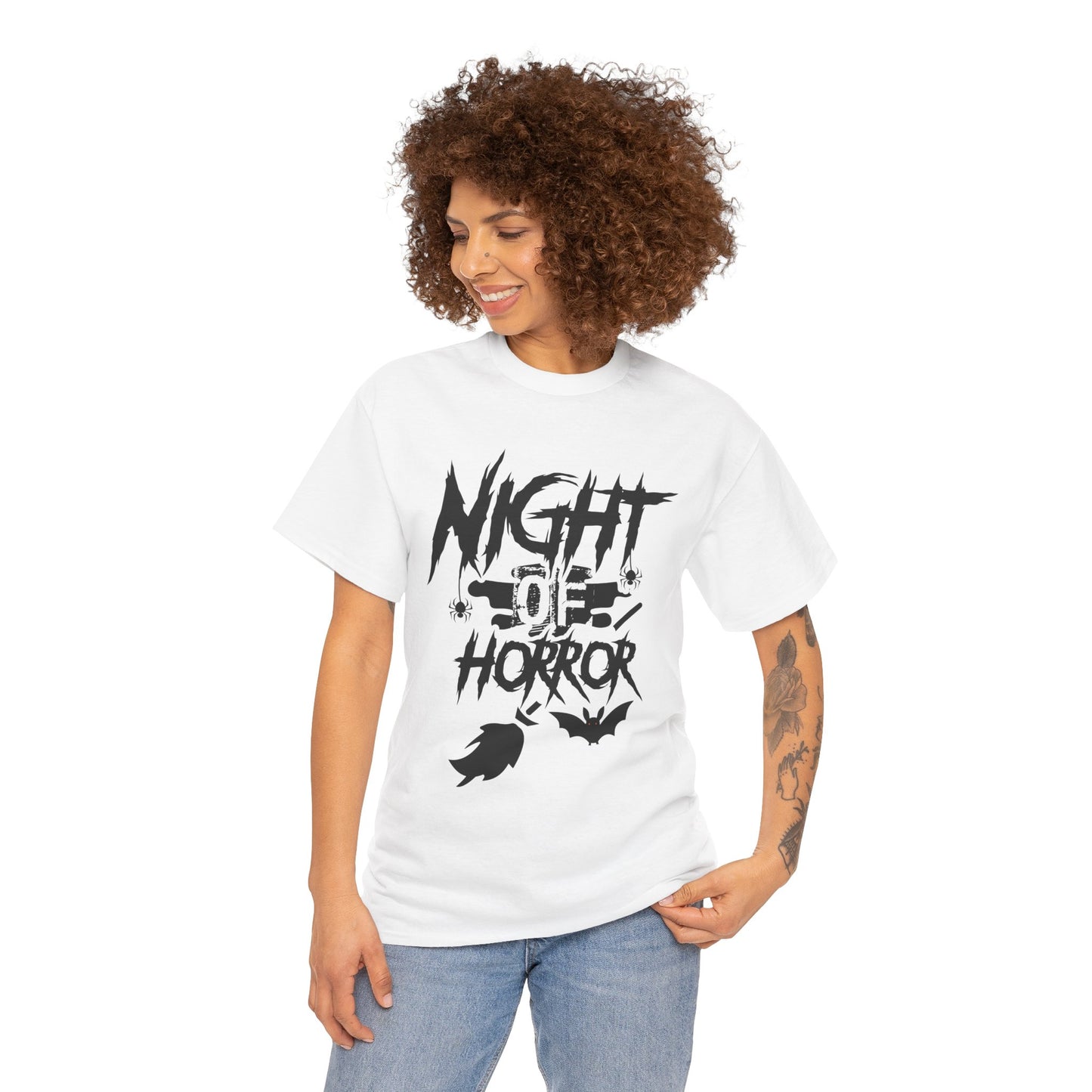 Night Of Horror Unisex Heavy Cotton T-Shirt