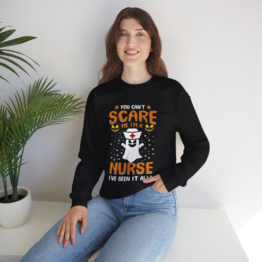 You Can't Scare Me I'm A Nurse I've Seen It All Unisex Heavy Blend Crewneck Sweatshirt