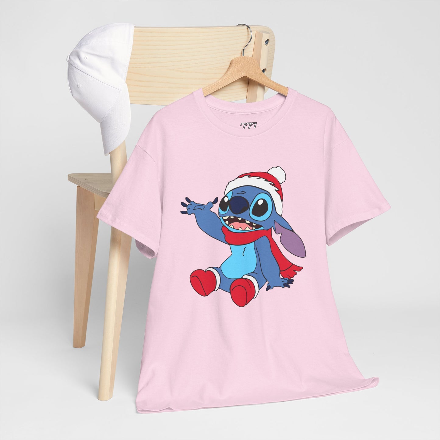 Jolly Alien Christmas T-Shirt – Cute Blue Alien Holiday Graphic Tee (Unisex)