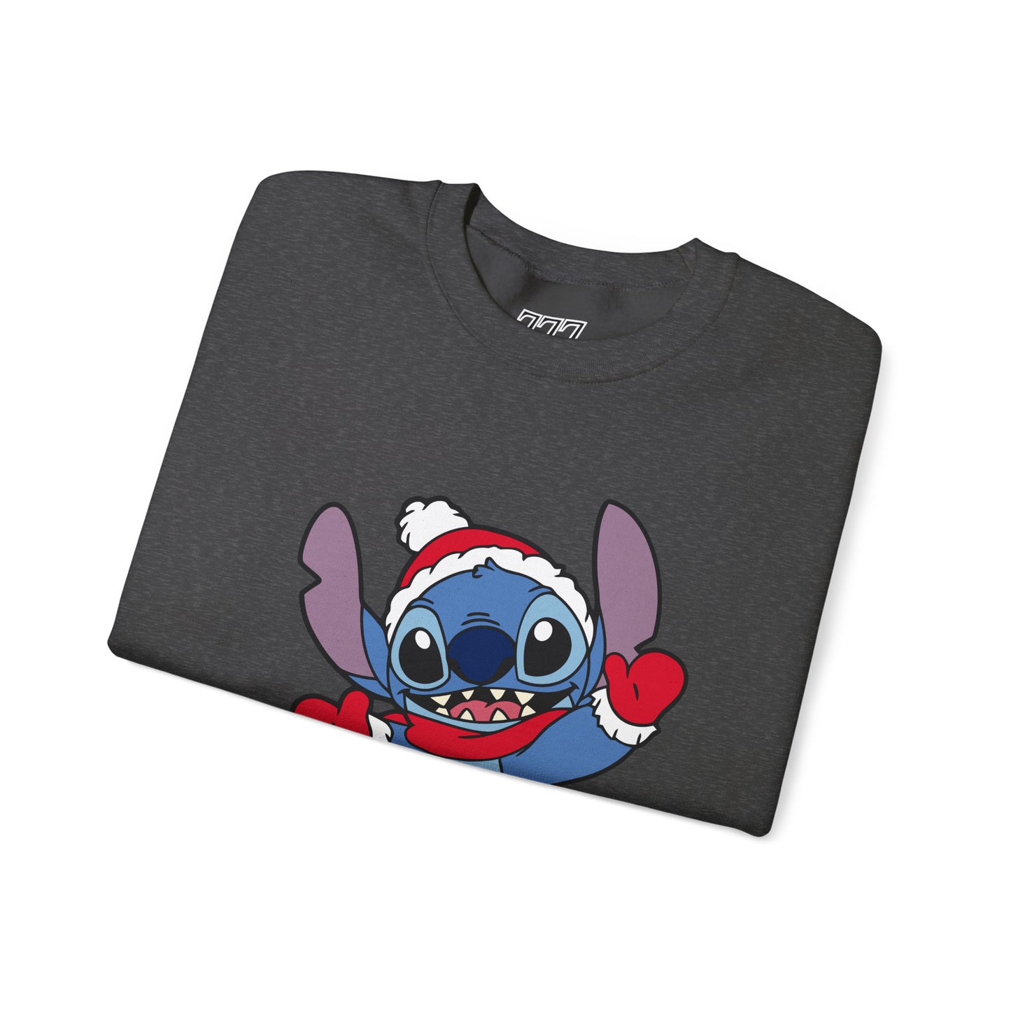 Festive Alien Christmas Crewneck – Cute Blue Alien Holiday Sweatshirt (Unisex)