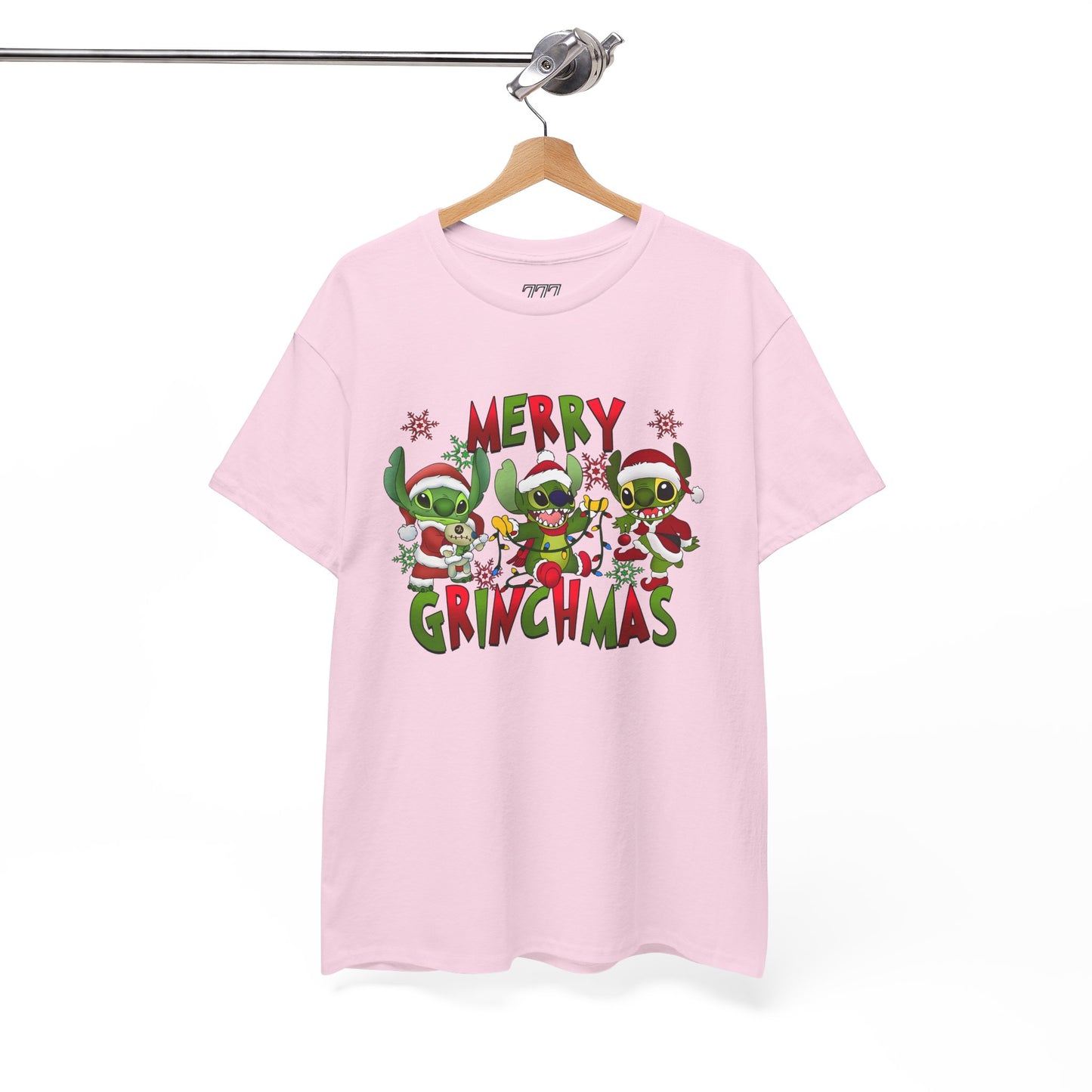 Merry Grinchmas T-Shirt – Funny Christmas Unisex Heavy Cotton Holiday Tee
