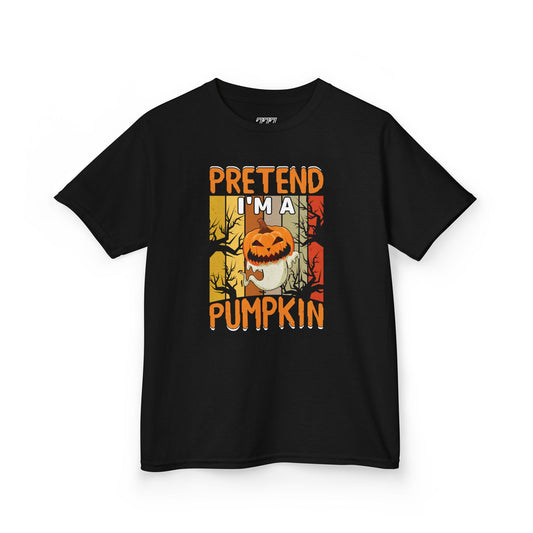 Pretend I'm A Pumpkin Kids Heavy Cotton T-Shirt