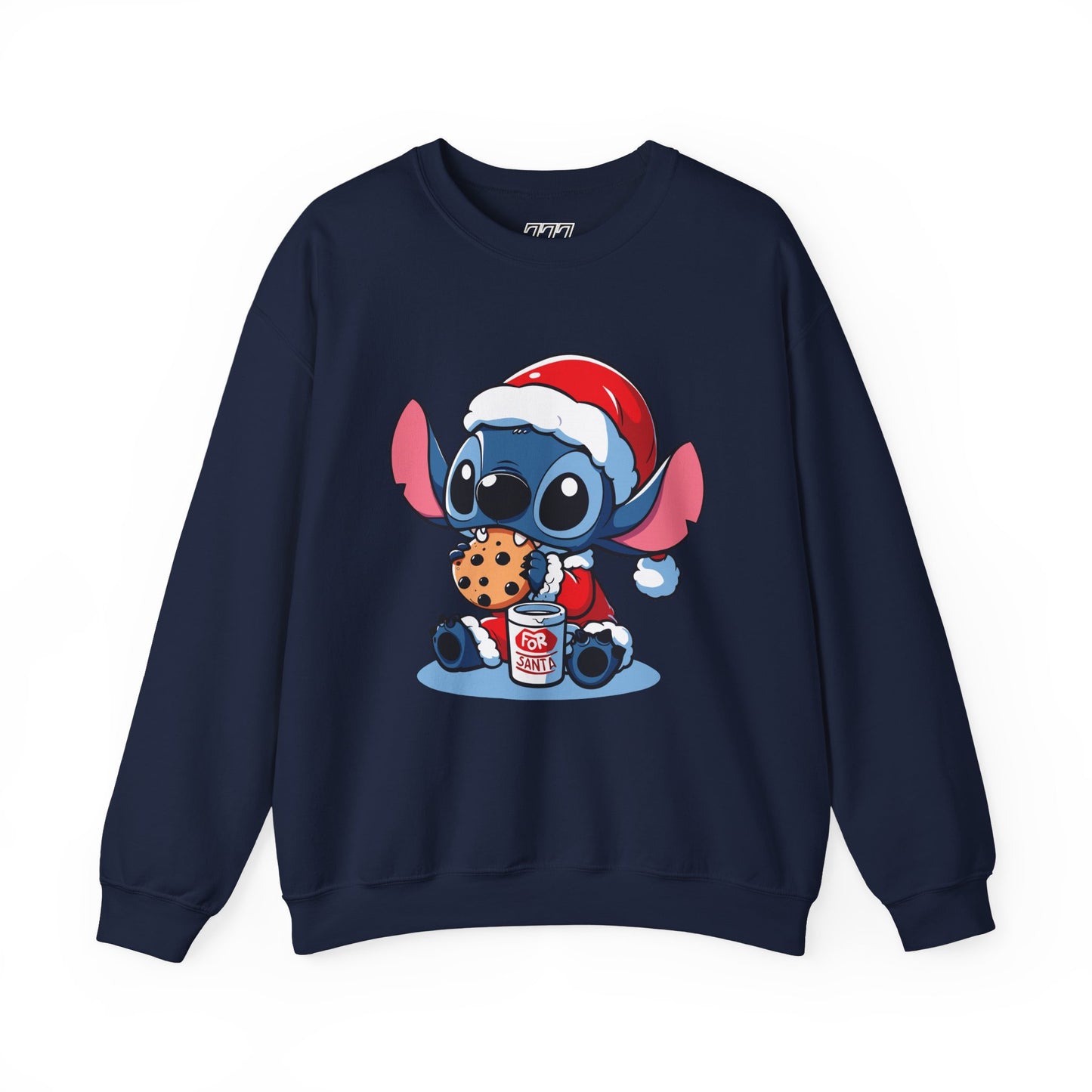 Saint Stitch Christmas Sweatshirt – Cute Holiday Alien Unisex Heavy Blend Crewneck